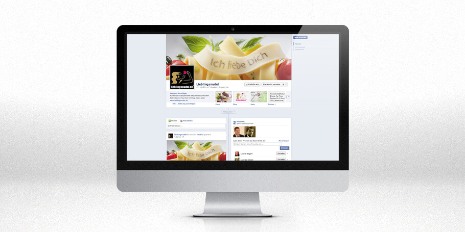 „Lieblingsnudel auf Facebook“