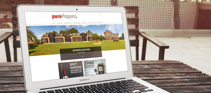 Ein Webauftritt mit Pfeffer und Würze