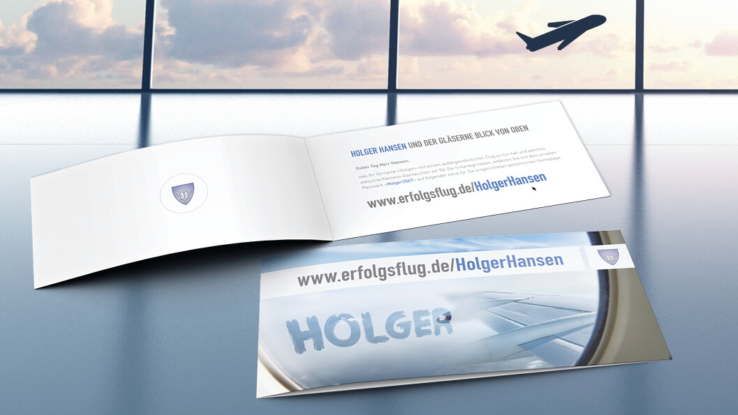 Alleinstellung duch außergewöhnliche Ansprache