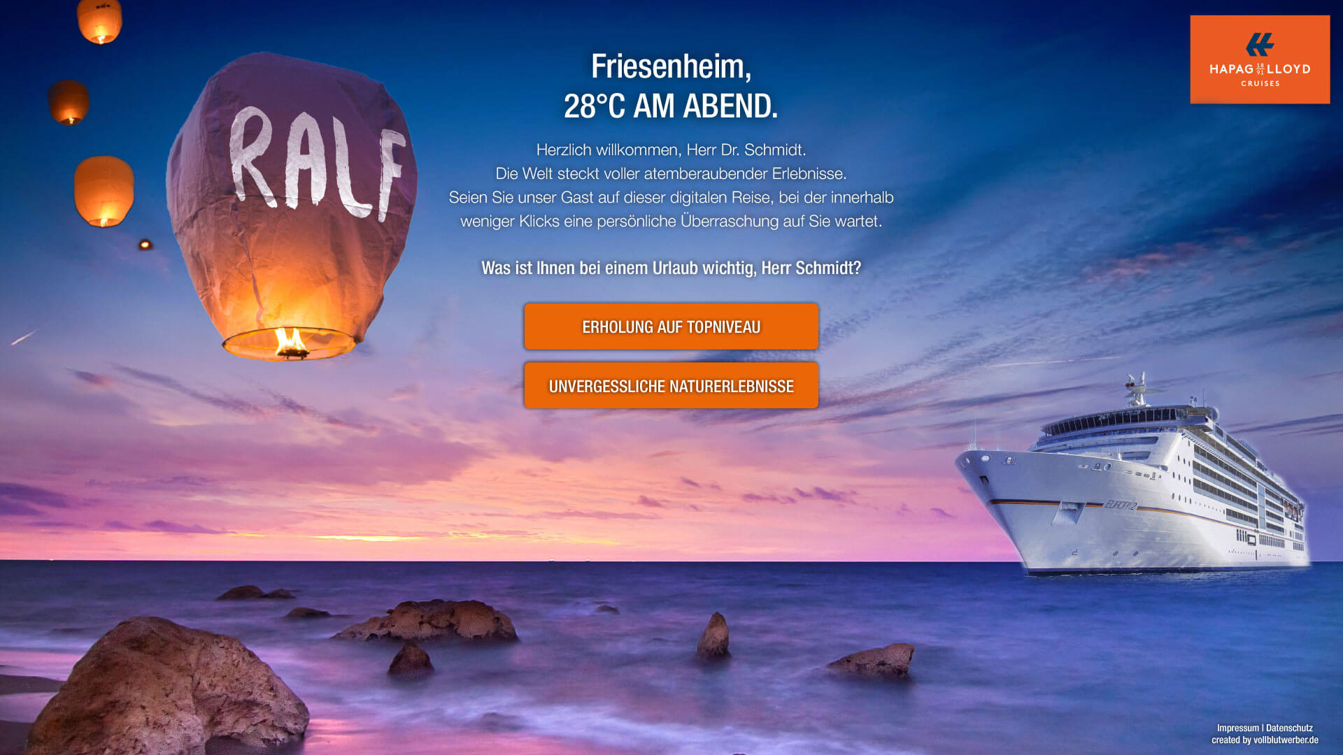 Vollblutwerber-Zielgruppenansätze